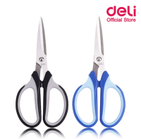 Deli 6018 Scissors กรรไกร ขนาด 6 นิ้ว ***คละสี 1 ชิ้น*** กรรไกรตัดผ้า อุปกรณ์สำนักงาน อุปกรณ์ตัด เครื่องเขียน อุปกรณ์ตัด