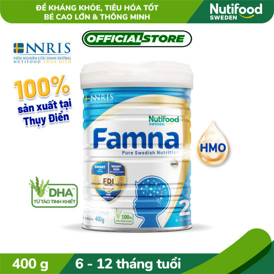 Hcmsữa bột famna step 2 từ 6-12 tháng lon 400g ưu đãi vận chuyển - ảnh sản phẩm 1