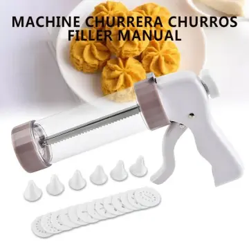5L Spanish Donuts Filling Maker Manual Churros Filler Machine Stainless  Steel US