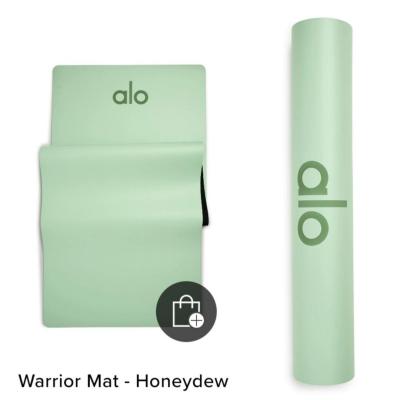 [พร้อมส่ง]เสื่อโยคะ alo warrior yoga mat สินค้าแท้คุณภาพสูงจาก USA 100%  เสื่อไม่ลื่น หนึบมาก สี HoneyDew