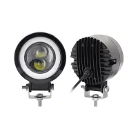 【ซินซู?ไฟไฟตัดหมอกรถจักรยานยนต์สปอตไลท์ Led 20W 3นิ้ว2ชิ้น,ไฟสปอตไลท์แสงไฟตรวจสอบกันน้ำ6000K อะไหล่แต่ง