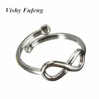 Fashion Women Simple Retro Infinity Design Adjustable Toe Ring Foot Jewelry PVCA 