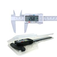 Digital LCD Vernier Caliper Plastic Carbon Fiber 150mm 0.1mm Ruler Measuring Tool Sliver 6inch Gauge Electronic Vernier Caliper