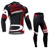 Cycling Jersey Long Set MTB Bike Clothing Outdoor Sports Clothes pants with pad (set)