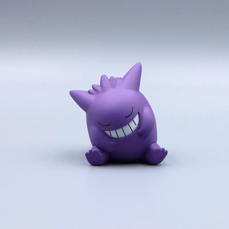 Pokemon 27cm roxo Gengar Plush boneca saco novo desenho animado