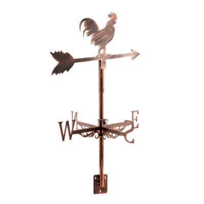 Wrought สเปรย์เหล็กสี Weather Vane กลางแจ้งยุโรปสไตล์หลังคาโลหะตกแต่ง