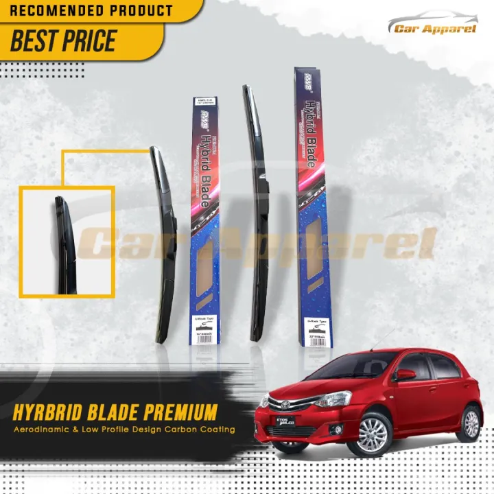 WIPER TOYOTA ETIOS VALCO RWB HYBRID CARBON COATING 1 PCS COD Lazada