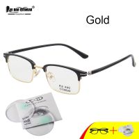 Customize Eyeglasses Prescription Glasses Eyebrow Design Optical Frame Fill Resin Lenses Myopia Reading Progressive Spectacles