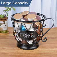 Universal Coffee Capsule Storage Basket Coffee Cup Basket Vintage Coffee Pod Organizer Holder Black For Home Cafe Ho