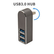 Bộ Chia USB 3.0 Mini 3 Trong 1 Bộ Chia USB Di Động Bộ Chuyển Đổi Hub USB
