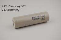 4pcs Samsung 30T 21700 3000mAh 3.6V Battery ถ่านชาร์จ  21700  รุ่น INR21700-30T 3000mAh (4 ก้อน)