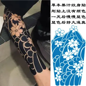 Hình Xăm Dán Tattoo Kín Tay Cá Tính TQB282 bán tại Hồ Chí Minh