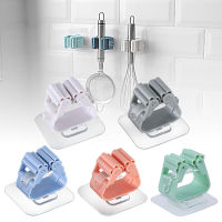 Nail-Free Multifunctional Traceless Mop Rack Storage Mop Hook Bathroom Picture Hangers Hooks