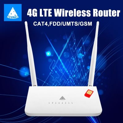 4G เราเตอร์  2 Antenna High Gain ใส่ซิมปล่อย Wifi Hotspot ,CAT 4 Ultra fast 4G Speed supported 32 users+- sharing