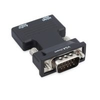 VGA ตัวผู้1080P HDMI หญิงไปตัวแปลงสายสัญญาณเสียงอะแดปเตอร์