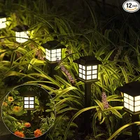 4/6/8/10/12pcs Led Solar Pathway Lights Waterproof Outdoor Solar Lamp for Garden/Landscape/Yard/Patio/Driveway/Walkway Lighting