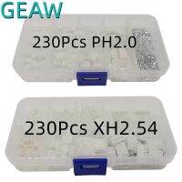 230Pcs/Set XH2.54 2.54mm/PH2.0 2.0mm Pitch Terminals Kits Connectors 2Pin 3Pin 4Pin 5Pin PH Kits JST Connector Wire Adaptor