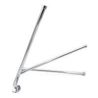 2021 Best black towel holder bathroom durable chrome plated towel bar Stainless Steel bathroom towel holder door 2-4 poles