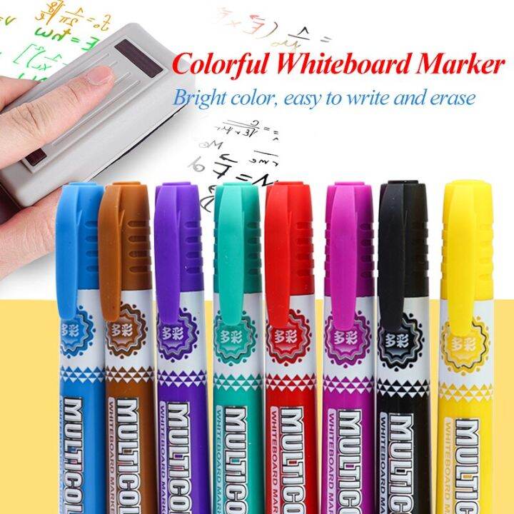 baoke-refillable-color-whiteboard-marker-office-school-home-classroom-supplies-childrens-drawing-pen-erasable-markers