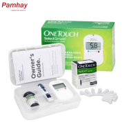 Glucometer Set : One Touch Select Simple Blood Glucose Monitor + 50s Test Strips FREE 50s Lancets