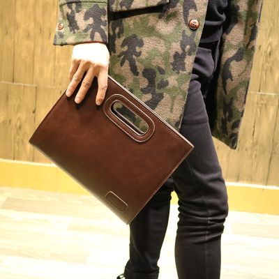 Vintage mens briefcases Handbag Business Office Bags maletines Crazy horse Leather New iPad mens bags bolsas male bag for men
