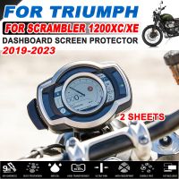 ย่อย✖ชุดอุปกรณ์มอเตอร์ไซค์ Triumph Scrambler 1200XC 1200XE 1200 XC XE 2019-2023อุปกรณ์ป้องกันรอยขีดข่วนจอฟิล์ม