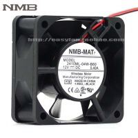 ใหม่2022สำหรับ NMB 2410ML 04W B60สำหรับ NMB 6025 60X60X25มม. 0.40A 6ซม. 12V Dual Ball พัดลมระบายความร้อน