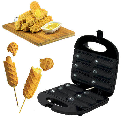 HOTDOG WAFFLE MAKER 750W Nonstick Surface Waffle Hotdog Maker