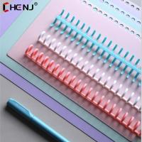 Plastic Binder Strip 30 Holes Loose-leaf Binding Ring Spring Spiral RingsFor A4 Paper Notebook Stationery Office Supplies Note Books Pads