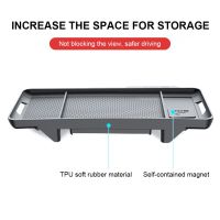 、‘】【； For Tesla Model 3 Y Dashboard Storage Box For Model Y Model3 2022 Navigation Screen Rear Tissue Glasses Key Storage Tray