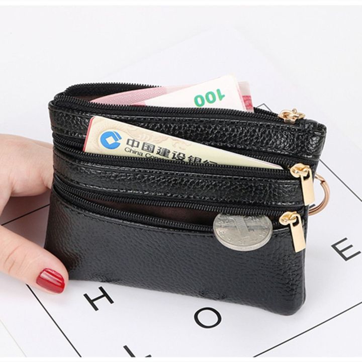 cbt-แฟชั่น-women-clutch-with-key-ring-wallet-money-bag-keychain-card-holder-mini-coin-purse