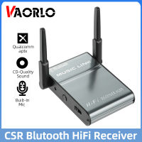 VAORLO Qualcomm CSR8645 Latency ต่ำบลูทูธรับไมโครโฟนอาร์ซีเอ AUX แจ็คเสียง Lossless ไร้สายเพลงอะแดปเตอร์ไฮไฟ5.0 Aptx อะแดปเตอร์เครื่องเสียงรถยนต์