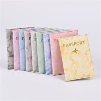 Mens Passport Holder PU Leather Passport Wallet Marble Passport Holder Portable Passport Holder ID Cover Wallet Case