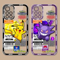 FDD Pokemon เคสใสนิ่ม,เคส Samsung Galaxy S22 S20 S10 FE S21พิเศษ Plus Note 20 10 Pro A52S A32 A72ปลอกซิลิโคน A23