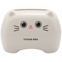 Facial Tissue Box, Tissue Dispenser Paper Towel Box, Cartoon Tissue Container for Home / Office Decoration