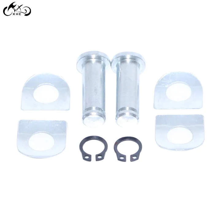 [L.W.F 2022] 6Pcs Motorcycle Foot Pegs Mount Kit Pins Bolt Chrome For