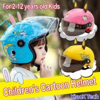 ?XiaoX Tech?Kids helmet motorcycle children helmet motorcycle Boy and girl cartoon motorcycle helmet half face helmets motor motors kids helmet bicycle visor cod Scooter Helmet Skate Safety Bike Gadgets Crash Boys Girls Helmet Open Face Half H