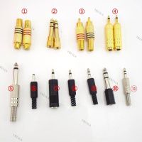 10pcs 3.5mm to 6.5mm Female Male Audio Adapter RCA Connector Stereo Jack Plug For Aux Cable Headphone Speaker YB21TH