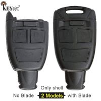 [A Car Home] KEYECU สำหรับ Fiat Bravo Croma Ducato Punto Stilo เปลี่ยน3ปุ่ม Remote Key Shell Case Fob ไม่มี/พร้อม Uncut Blade