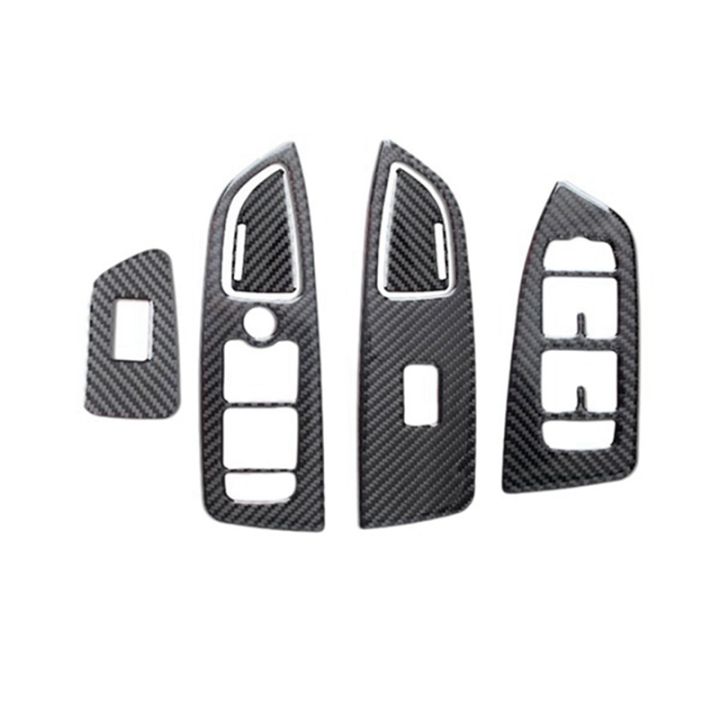 carbon-fiber-window-glass-lift-button-trim-switch-cover-door-armrest-panel-sticker-for-volvo-s90-s90l-2017-2019-lhd-accessories-kits