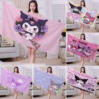 【health】 NS3 Sanrio Kuromi Melody cartoon Microfiber beach bath towel Absorbent fast drying swimming