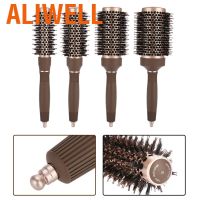 High-quality Anion Anti-static Round Hair Comb Salon Styling Brush Tools Coffee