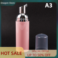 Dragon 50ml สีชมพูพลาสติกโฟมปั๊มขวดเปล่าหน้าขนตาล้างเครื่องสำอางขวด