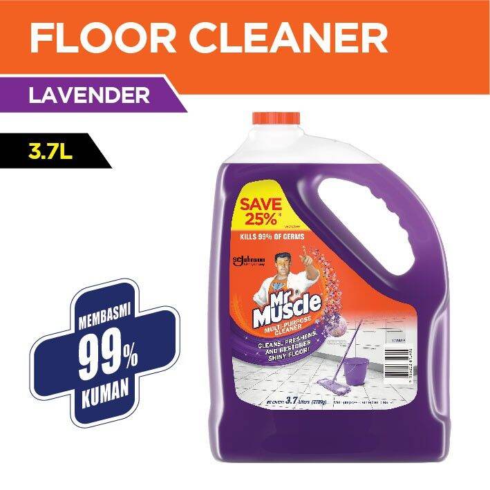 Mr Muscle Multi Purpose Cleaner Lavender (3.7L) Lazada