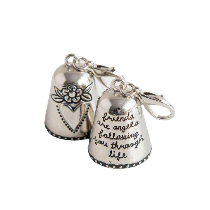 hanging-new-tiny-silver-bells-angels-on-your-side-blessing-bells-friends-are-angels