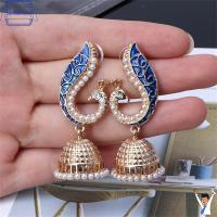 SARMAHMOOD ชุดปาร์ตี้ต่างหูถั่วอินเดียย้อนยุค Jhumka Jhumki 1คู่ทันสมัยไม่เหมือนใคร