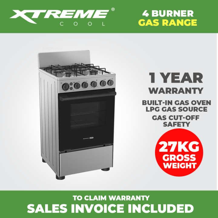 XTREME GAS RANGE 4 BURNER (XGR504G) Spoyl Store Lazada PH