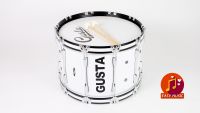 กลองใหญ่มาร์ชชิ่ง Gusta 22นิ้ว 10หลัก Marching Bass Drum พร้อมชุดสะพายเกาะอก