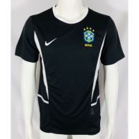 2022 2023 ล่าสุด เสื้อกีฬาแขนสั้น ลายทีมชาติฟุตบอล Brazil สไตล์วินเทจ 02 ไซซ์ S-XXL