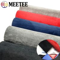 【LZ】₪☃  Meetee 50x143cm 0.8mmThick Suede Self-adhesive Fabric Adhesive Synthetic Leather Cloth for Car Interior Dooration Velvet Fabrics